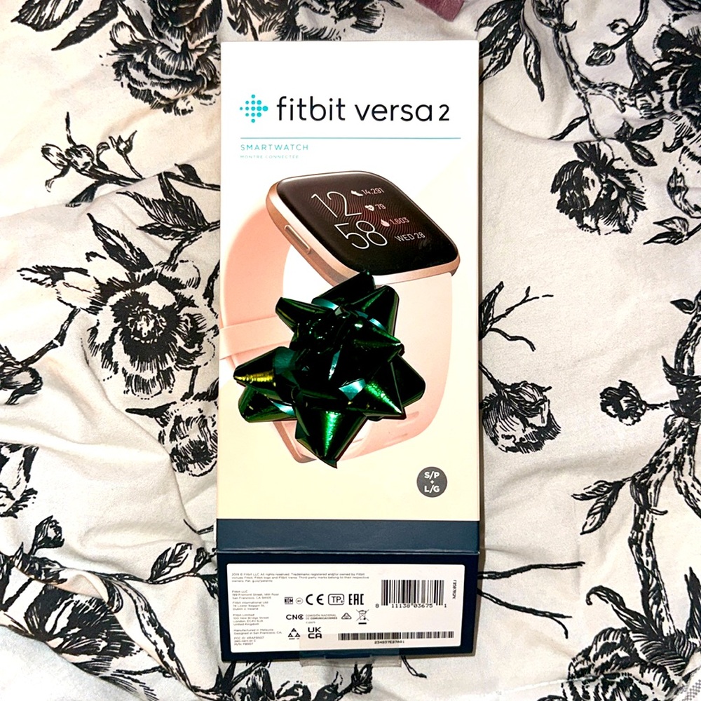 Fitbit versa 2 smartwatch pink